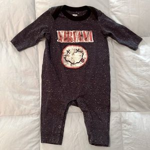 Nirvana baby onesie - 3-6 months